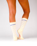 JEANNIE REFLECTIVE SOCKS - LA FRENCHIE / OFF-WHITE