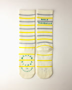 PAULINE SUMMER REFLECTIVE SOCKS - SOLEIL / YELLOW STRIPE