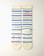 PAULINE SUMMER REFLECTIVE SOCKS - AZUR / BLUE STRIPE
